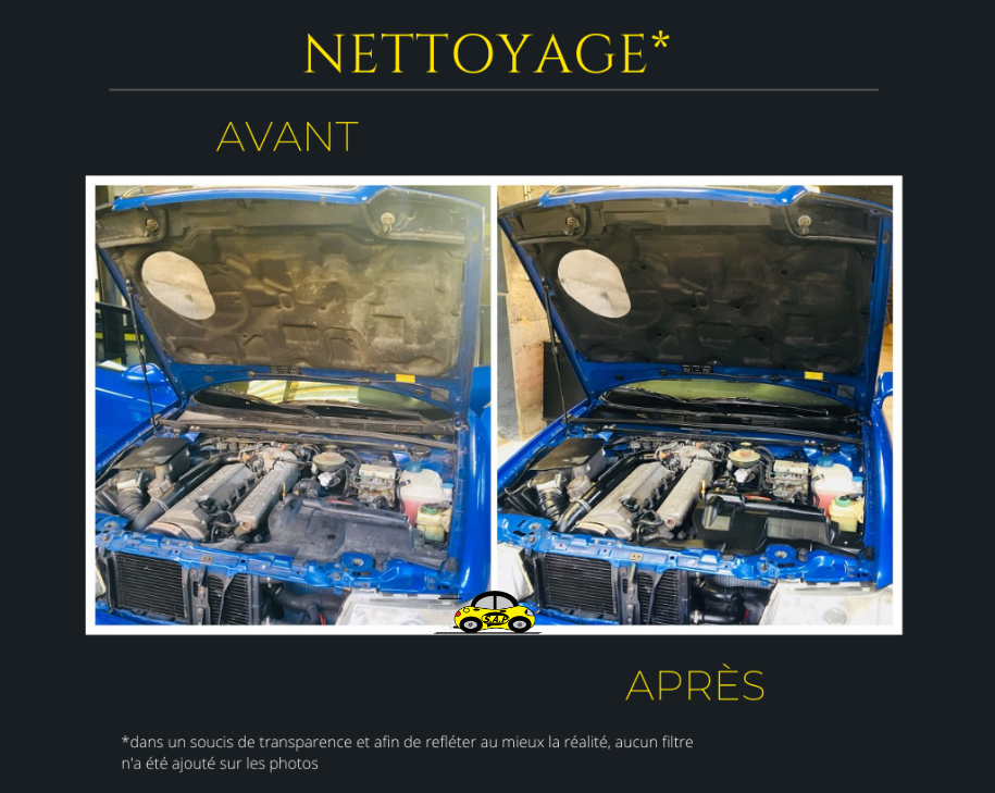 Nettoyage compartiment moteur Audi RS2